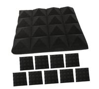 Didiseaon 10pezzi Pannelli di Acustica per Isolamento Pannelli Fonoassorbenti in Stile per Riduzione Rumore in Studio e Casa Tappetini Acustici