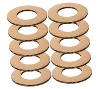 Didiseaon 11 Pezzi Ghirlanda di Cartone Mini ghirlande per l'artigianato Naturale Creazione Tutto Floreale Decorazione Muro Wall Decor Cornice di Carta Ghirlanda Supporto per fondale Rotondo