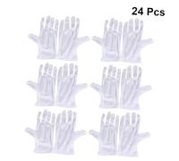 Didiseaon 12 paia Guanti Idratanti in Poliestere Elasticizzato Guanti da Protettivi Unisex Antiscivolo e Riutilizzabili per Giardinaggio Pulizia e Ispezione Gioielli