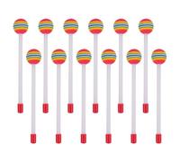 Didiseaon 12 Pezzi Bacchette colorate glockenspiel Mallet Glockenspiel Mallet bacchette per strumenti a percussione bacchette per marimba