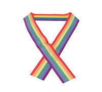 Didiseaon 12 Pezzi fascia con bandiera lgbt hair charms hair jewelry rainbow bandana arredamento bar bandane bandiere fascia per bandiera del gay pride accessori per arcobaleno