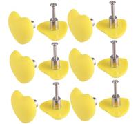 Didiseaon 12 pezzi Pomelli Forma Cuore per Armadi da Manopole Eleganti per per Cucine e Librerie per Design Moderno e Chic