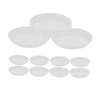 Didiseaon 12 Pezzi Vassoi Sottovaso per Piante Design per Fioriere e Bonsai Proteggono da Perdite