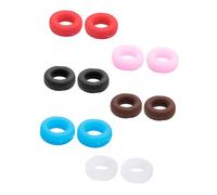 Didiseaon 12 Set fermi rotondi occhiali da vista antiscivolo prese per le orecchie degli occhiali porta bicchieri fermaocchiali rotondi punte del tempio impugnature per occhiali in silicone
