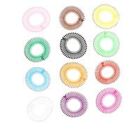 Didiseaon 12pezzi Pettini Circolari in Fascia Zig- Per Parrucche Pettine Elastico Flessibile Per Pettine Dentato Per Fissare Parrucche
