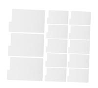 Didiseaon 13pezzi Divisori per Vinili in Plastica Spessa Separatore Alfabetico per Organizzazione Album e Librerie Soluzione Salvaspazio per Archivio e Classificazione Dischi