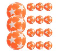Didiseaon 15 Palline da Calcio Balilla Piccole 32mm Arancioni e Bianche, Accessori per Calcio Balilla da Tavolo, Forniture per Biliardino Adulti e Ragazzi, Set di Sostituzione per Giochi