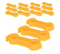 Didiseaon 15pezzi Tutore per Zampe Uccellini Supporto per Zampe Uccelli Correttore per Galline in PVC Riutilizzabile per Pollame Anatre Pappagalli e Altri Accessori