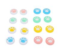 Didiseaon 16 pezzi Copri Joystick in Silicone con Design Cappucci Protettivi per Controller Tappi Grip per Pulsanti Morbidi e Facili Accessori per Console