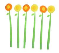 Didiseaon 18 Pezzi Penna In Silicone Girasole Simpatico Cartone Animato Penne A Inchiostro Gel Penne Botaniche Penna Per Firma Di Nozze Giocattoli Novità Penne A Sfera Di Partito