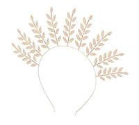 Didiseaon 1pezzi Leaf Hairband for Bride Elegant Wedding Headpiece Fashion Accessory for Special Occasions Photography and Fashion Shows