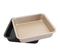 Didiseaon 1pezzi Teglia Quadrata in Acciaio al Carbonio per Toast Teglia Antiaderentper Pane per Cucina di Casa per Preparare Dolci Come Torte di Compleanno Torte Strati e Pane di Mais