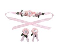 Didiseaon 1set Cinture Maternità Con Corsage e Papà Decorazioni Per Shower Rosa Accessori Per e Celebrazioni