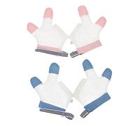 Didiseaon 2 paia Guanti Antimorso per Ragazzo Design Traspirante in Durevole Protezione Succhiamento e per Comfort e Libertà di per e Igiene Gengive Colore Casuale Colore Casuale