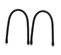 Didiseaon 2 pezzi Asta Estensione Flessibile Doppia Filettatura per Telefono Microfono Fotocamera Braccio Collo d Oca Metallico per Treppiedi e Supporti Live Streaming