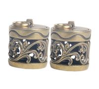 Didiseaon 2 pezzi Ciondolo Portachiavi in Rame Sacchetto Profumato Te Diffusore Aromatico Appendiabile per Decorazioni Camera Borsa Ufficio Accessorio Versatile per Bracciali e Cellulare