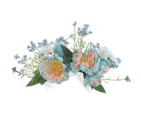 Didiseaon 2 Pezzi Clip Capelli Plumeria Hawaii Fiori Tropicali in Resistente allo Sbiadimento Pettine Leggero per Acconciature Boho Matrimonio Spiaggia e Festa Estiva