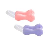 Didiseaon 2 pezzi Clip per Modellare Naso in Silicone Premium per Sollevare e Raddrizzare Ponte Nasale Comfort Elevato per Dormire e Uso Quotidiano Dispositivo Correttore Forma Naso Adatto