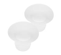 Didiseaon 2 Pezzi Convertitore Per Tiralatte Comfort Flangia Del Pompa Del Accessori Per Tiralatte Inserti Flangiati Adattanti Della Flangia Del Tirame Al Trasparente Gel Di Silice