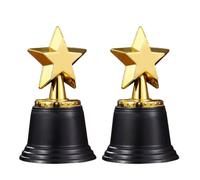 Didiseaon 2 Pezzi Coppe Trofei Premi Forma di Stella in Plastica, Premio per la Vittoria di Un Campionato Sportivo, per Feste