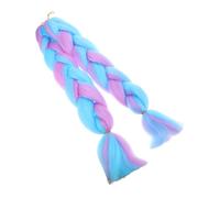 Didiseaon 2 Pezzi Estensioni Capelli Treccia Jumbo Sintetiche Resistenti al Calore Colori Sfumati per Festival e Uso Quotidiano Extension Morbide e Lisce per Intrecci e Dreadlock Creative