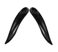 Didiseaon 2 Pezzi Guasha Penna in Corno Naturale per Agopressione e Trigger Point Strumento Manuale per Schiena e Gambe Stimola Circolazione e Tensione Muscolare Nero Elegante