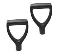 Didiseaon 2 pezzi Manico per Strumento da Neve in Plastica Impugnatura Ergonomica D Antiscivolo Leggera e Resistente Ricambio per Badile Forcone e Attrezzi da Giardino