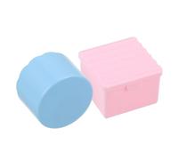 Didiseaon 2 Pezzi Multi-functional Nail Art Brush Cleaning Cup With Lid Layered Plastic Storage For Manicure Tools And Brush Drying Nail Art Pen Wash Organizer