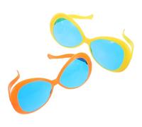 Didiseaon 2 Pezzi Occhiali da Sole Design Esagerato e Versatile in Plastica Giganti Divertenti per Feste Tema Hawaiano per Accessori Photo Booth e Eventi a Tema