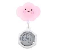 Didiseaon 2 Pezzi Orologio Data Formato Ore Portachiavi Retrattile per Il Controllo