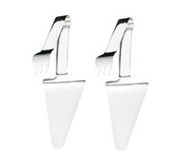 Didiseaon 2 pezzi Palette per Pizza Multiuso in Acciaio Resistente con Manico Isolante per Pizza Dolci e Formaggi Facile da Usare e Conservare per Cucina Domestica