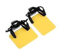 Didiseaon 2 Pezzi Patch per Occhiali da Tiro Giallo in ABS Occlusore Versatile per Occhiali da Vista da Tiro
