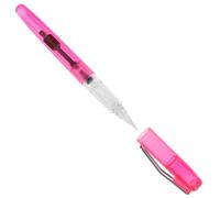 Didiseaon 2 pezzi Pennelli Calligrafici Cinesi Punta Fine Pennini Morbidi Trasparenti Rossi per Scrittura e Pittura Tessuti per Principianti e Artisti