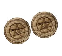 Didiseaon 2 Pezzi Pentagramma Singolo Candelabro Decorazioni per Matrimoni Candele in Candelieri Portacandele da tè Ghirlanda Bruciatore Portacandele Decorazione da Parete