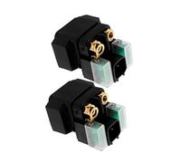 Didiseaon 2 pezzi Relè Avviamento Solenoide Compatibile per Quad Interruttore Contattore Winch Moto Installazione Facile Circuito Elettrico Protetto Materiale Durevole 2pcs
