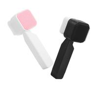 Didiseaon 2 Pezzi Spazzola per La Pulizia del Viso Spazzola Esfoliante Manuale Spazzola per Il Viso Mini Spazzola per Il Viso per Le Donne