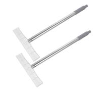 Didiseaon 2 pezzi Supporto Cartelli Portatile Regolabile in Acciaio Resistenti con Clip Trasparente Quadrata Asta per Segnaletica Versatile per Manifestazioni Cerimonie Sportive ed Eventi