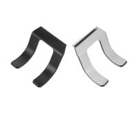 Didiseaon 2 Pezzi Supporto per Asciugacapelli da Parete Porta Phon Minimalista Doppia Forchetta Organizer per Strumenti dei Capelli Facile da Pulire e Salvaspazio per Bagno