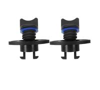 Didiseaon 2 Pezzi Tappi di Scarico Kayak di Ricambio in Nylon Nero | Kayak e Zattera, Compatibilità Ampia, Installazione Semplice, Adatti alla Pesca e Uso Nautico