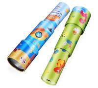 Didiseaon 2 pezzi Telescopi per Design Preistorica e Oceano Telescopio Portatile in Ferro Giocattolo Educativo per Esplorazione all Aperto Regalo per Ragazzi e Ragazze Anni