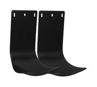 Didiseaon 2 Pezzi Vassoio Portasapone Dispenser Salvagoccia Vassoio per Dispenser Raccoglitore di Sapone Raccogligocce Distributore di Sapone Vassoio Distributore di Sapone Bagno Black ABS