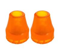 Didiseaon 2 puntali per bastone da passeggio da 3/4 di pollice, con base | Puntali di ricambio antiscivolo per stampelle, compatibili con vari ausili per la mobilità, con inserti in metallo per una