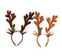 Didiseaon 2 Pz Fascia Di Corno Fascia Natalizia Per Per Costume Da Cervo Per Ornamento Natalizio Di Renna Di Corna Di Natale Copricapo io Stoffa