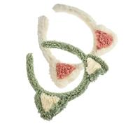 Didiseaon 2 Pz Fascia Per Peluga Fascia Fasce Per La Testa Sotto La Maschera Per Gli Occhi a Clip Per La Cura Della Pelle Volto Di Lavaggio Della Cuffie Tessuto