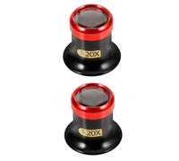 Didiseaon 2 Pz Lente D'ingrandimento Montata Sulla Testa Riparazione Del Riparazione Dell'orologio Lente D'ingrandimento Per La Lettura Lenti Di Ingrandimento Dentali Leggere Bicchiere