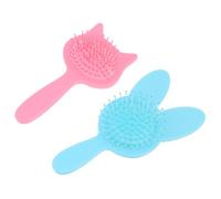 Didiseaon 2 Pz Pettine Dell'airbag Trattamento Per Spray La Perdita Di Guanto Di Collagene Pettini Pettine Massaggiatore in Plastica Portatile Blue Addominali