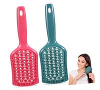 Didiseaon 2 Pz pettine per districante curl hair bucato comb levapelucchi shampoo per tinture per pettini kit pettine da massaggio spazzola massaggiante processore