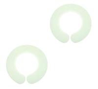 Didiseaon 2 Pz Sciarpa Mantella Per Per Colletto Da Taglio Da Salone Collare Per Tagliare i Scialle Tinta Per Cuscinetto in Silicone Uomo Gel Di Silice