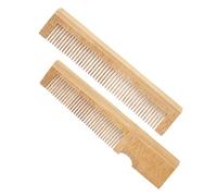 Didiseaon 2 Pz Set Pettine Per Barba Piccolo Pettine Portatile Tascabile Uomini Per Per Barba Da Uomo Per Baffi Gli Uomini Pettinano Bambù Khaki