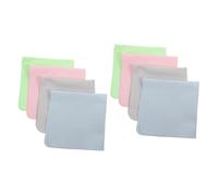 Didiseaon 2 Set Di Lenti Ottiche Per Occhiali Panno Per La Pulizia Delle Lenti Panno Per La Pulizia Portatile in Pelle Scamosciata Per Occhiali Panni Multiuso 4 Pezzi * 2